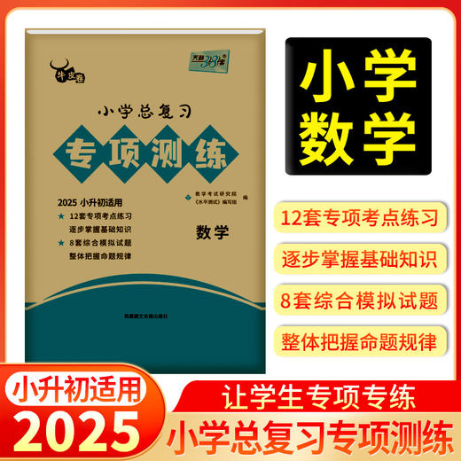 天利38套 2025小学总复习专项测练 语文 数学 英语 商品图2