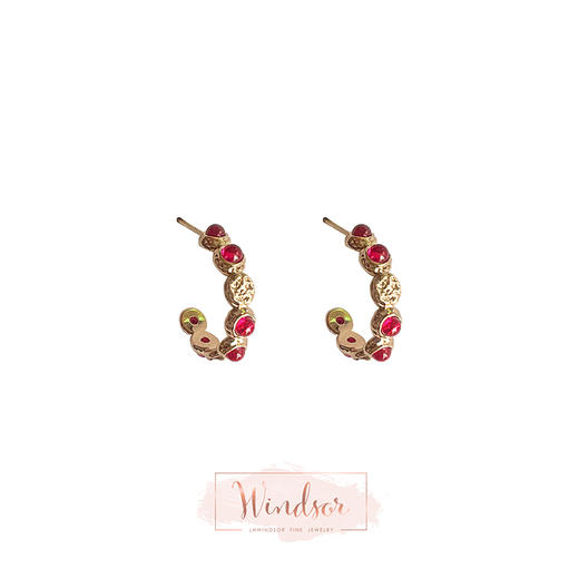 LHWINDSOR  原创设计水影耳环小众时尚耳环 商品图1