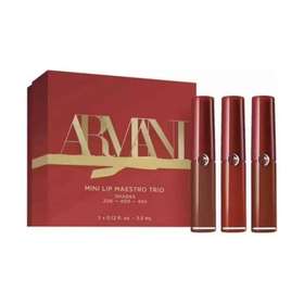 阿玛尼Armani 红管唇釉哑光中样三件套礼盒 206/400/4053.5ml*3【香港直邮】
