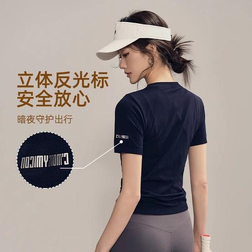 Gymicon能量符号 春夏健身服跑步纯色瑜伽服运动防走光吸汗透气速干衣YASY2413 商品图3