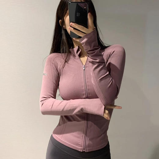 Gymicon能量符号 运动外套四面高弹纽扣跑步瑜伽长袖YASY2316 商品图1