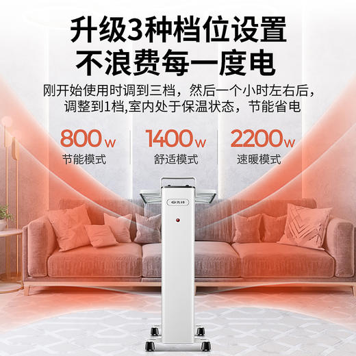 （分多包裹发货）先锋CY99LL-13Pro室内加热器+恒源祥集团彩羊家纺-纯新羊毛被（白）+1DH1212【ZXADZQ10.0】 商品图3