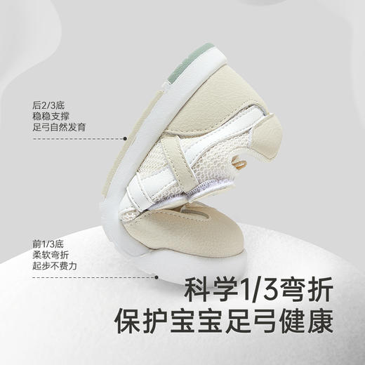 【商场同款】英氏儿童鞋防滑抗菌小宝宝学步鞋透气魔术贴鞋子新款 商品图3