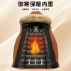 【鹅绒】圣得西男装冬季新款美拉德复古可拆卸毛领羽绒服2462942075 商品缩略图2