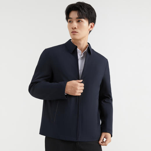 【易打理】圣得西秋冬高端行政轻薄棉服商务休闲夹克外套 商品图2