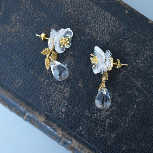 订购8周到｜Monshiro-nemophila erring-风铃草 耳环［日本设计师］ 商品图7