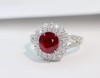 1.65ct刻面红宝石戒指 商品缩略图1