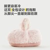 棉拖鞋儿童2024秋冬女童毛毛鞋粉色兔子平跟包跟绒面居家室内棉鞋 商品缩略图1