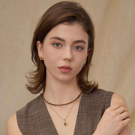 ARSIS｜蛇来运转系列 蛇纹鸿运耳钉 商品图6