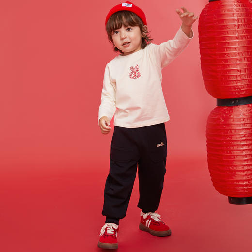 男童针织长裤春季新款安奈儿童装实体店同款XB516534 商品图4