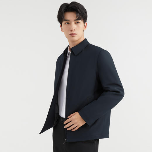 【易打理】圣得西秋冬高端行政轻薄棉服商务休闲夹克外套 商品图1