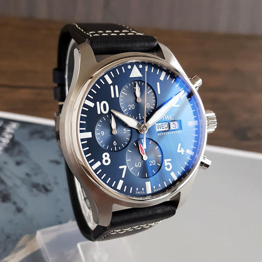 【99新未使用品】IWC 万国飞行员系列IW378003自动机械机芯43MM（男款）日期、星期显示；计时功能061224NJS11 商品图2