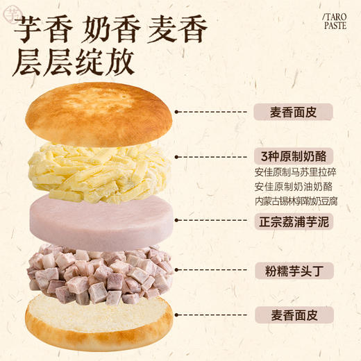 【赠奶酪饼1袋】小黄象原制奶酪饼100g/袋/小黄象芋泥奶酪饼105g/个 商品图6