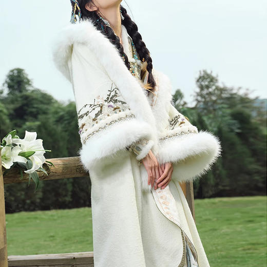 裁缝学苑AS387国风毛绒外套吊带裙民族风交领衬衫套装纸样女装样板图纸 商品图2