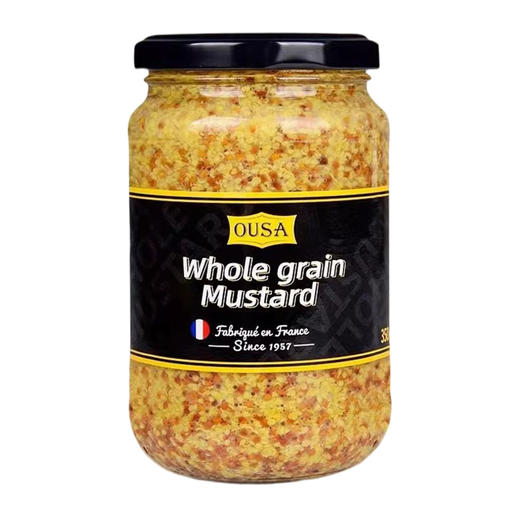 法国进口欧萨整粒芥末籽酱复合调味料350g 商品图6