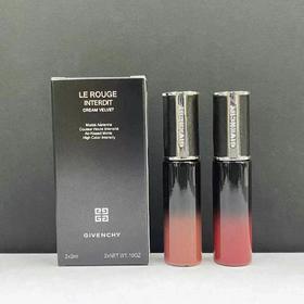 [小滋心选]【活动价￥99.9】纪梵希高定小羊皮唇釉小样3ml两件套