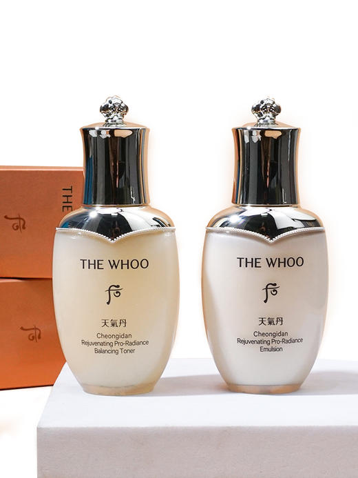 【超值中样】Whoo后天气丹焕活紧颜水乳两件套PRO新版滋养液50ml+滋养乳50ml 商品图8