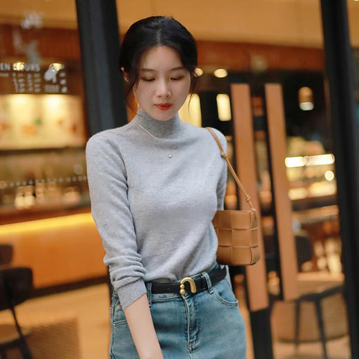 男女羊毛衫丨圆领、V领、半高领（4-1205） 商品图11