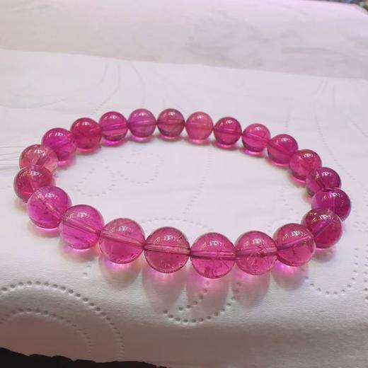 8mm-9mm单圈全色红碧玺手串 商品图2