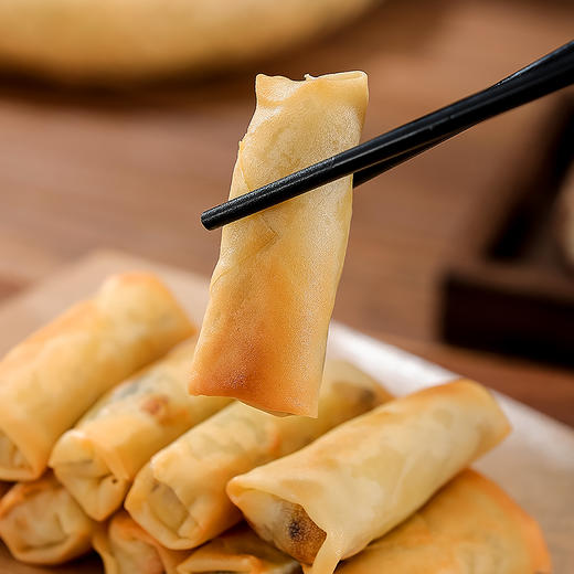 【任意4袋送小馄饨1袋】妙维根蔬菜什锦春卷 | 252g/袋（12只）香菇荠菜/素三丝 白菜胡萝卜 炸煎蒸 老师傅手工包制【妙维根系列买赠，多买多送】 商品图4