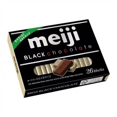 明治 代可可脂黑巧克力 120g/盒 商品图0