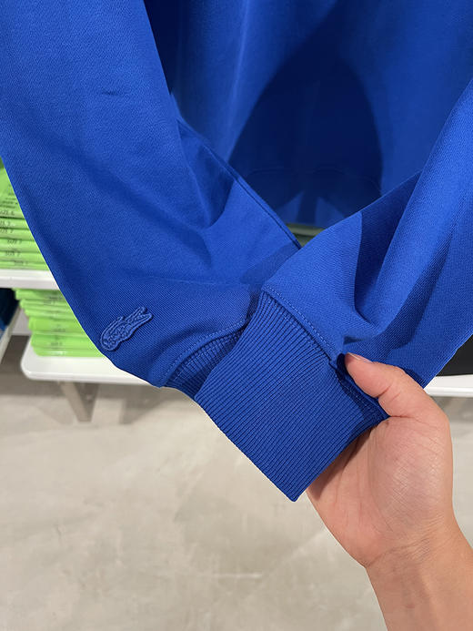 Lacoste/法国鳄鱼  男士圆领纯棉宽松刺绣标长袖卫衣 SH7717 商品图4
