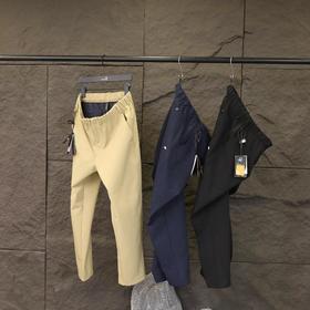 城市机能风2024秋冬季加绒新款男户外运动保暖三防软壳裤防风防水