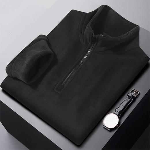 斯辰唯佳 情侣美式复古半拉链立领卫衣 保暖锁温 挺括有型 可外穿 商品图12