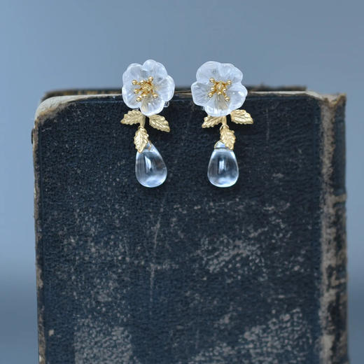 订购8周到｜Monshiro-nemophila erring-风铃草 耳环［日本设计师］ 商品图2