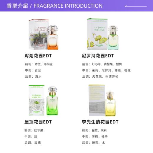 【保税仓】Hermes爱马仕尼罗河花园淡香水30ml  效期2028.01 商品图2