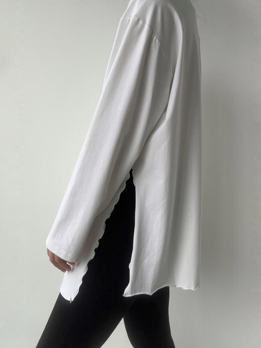 VC｜AW24111 Venus jersey top 针织上衣 [ 白 / 酒红 ] 商品图1