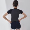 Gymicon能量符号 春夏户外舞蹈运动短袖无缝一体织瑜伽服跑步健身上衣YASY2414 商品缩略图2