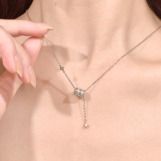 卡蒂罗KADER 灵蛇心愿小蛇小蛮腰项链 新中式 新年本命年闪耀锁骨链 满钻璀璨转运珠 新年礼物 商品图6