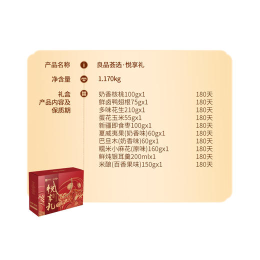 良品铺子 良品荟选悦享礼1170g 商品图2