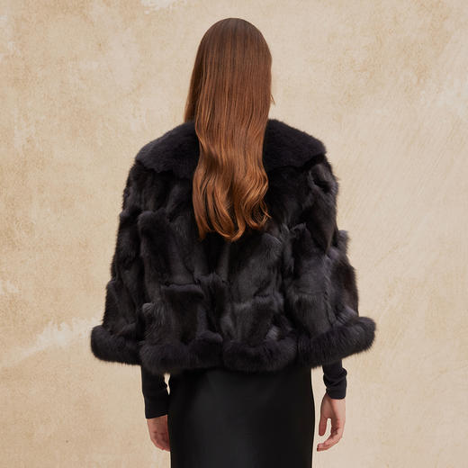 PP616斯尔丽2024冬季新款奢华高贵狐狸毛时尚小个子气质名媛皮草外套 商品图5