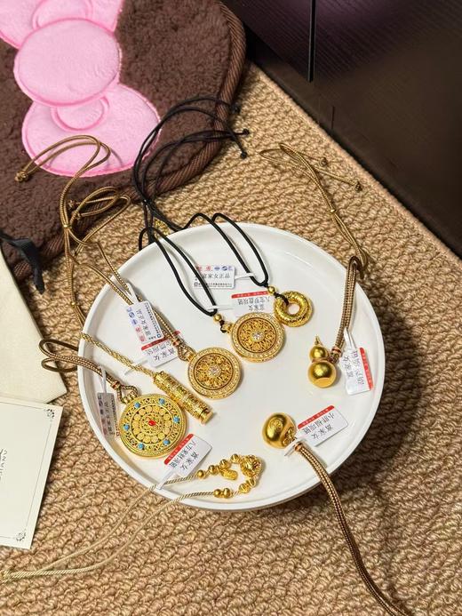 不是真金买不起沙金镀金𝟏𝟖𝐊更有性价比招财平安富贵 商品图2