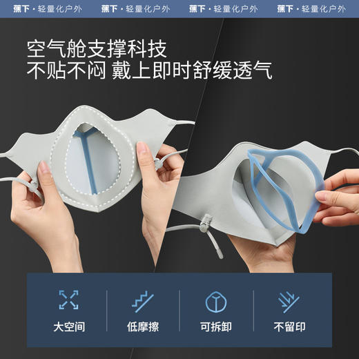 【蕉下精选】24AW-蕉下防风防尘屏护口罩SS44724 商品图1