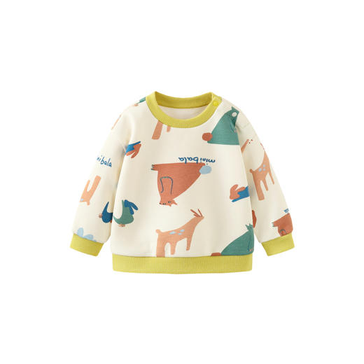 【加绒卫衣】迷你巴拉男女童上衣保暖色秋冬新品 商品图4