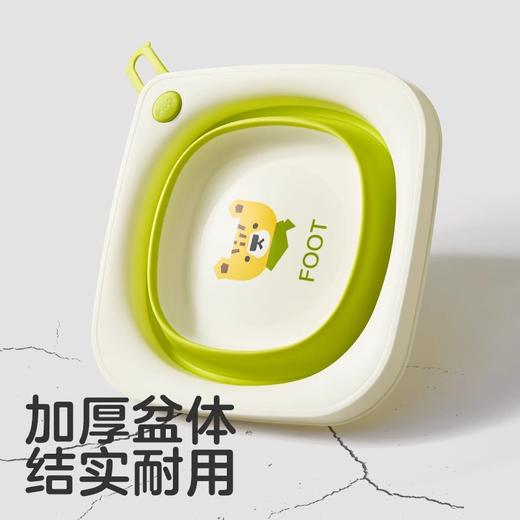 可优比婴儿折叠脸盆宝宝洗脸盆新生儿洗屁股盆便携式儿童专用 商品图1