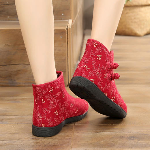 中老年老北京布鞋民族风保暖防滑大棉鞋JC188-81 商品图3