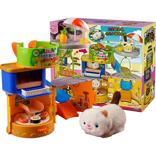 mimi world 贪吃萌宠猫咪罐头塔MIMCMW64100 商品图0