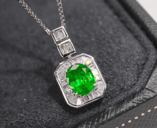 0.9ct刻面祖母绿吊坠 商品图2