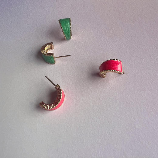 LHWINDSOR温莎珠宝 生命力耳环原创设计耳饰小众设计小清新饰品 商品图9