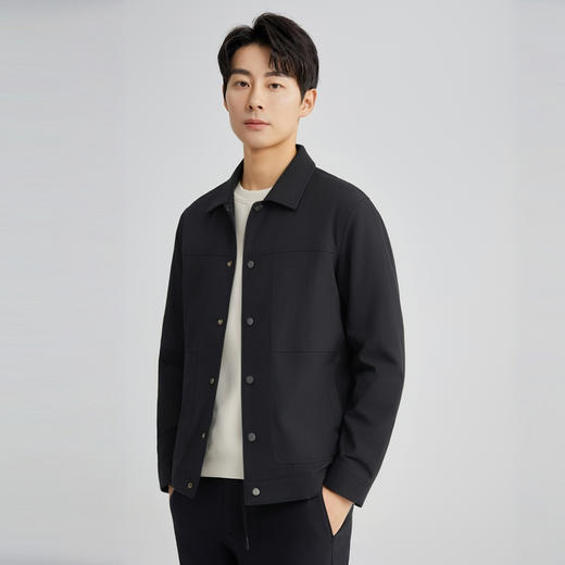 【90%鸭绒】圣得西轻薄羽绒服男冬季韩版翻领单排扣外套 商品图1