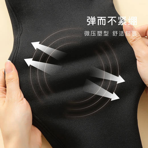 100%绵羊毛填充880克密度加绒加厚打底裤女高腰收腹提臀加厚芭比裤 商品图6
