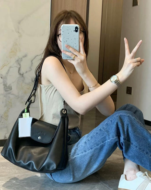 龙骧Longchamp hobo腋下包单肩托特包 商品图0