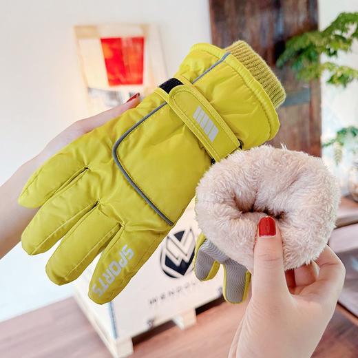 【加厚毛绒🔥防风雪！抵抗严寒】男女户外防寒防风时髦运动滑雪骑行防冻全掌触屏保暖手套 商品图2