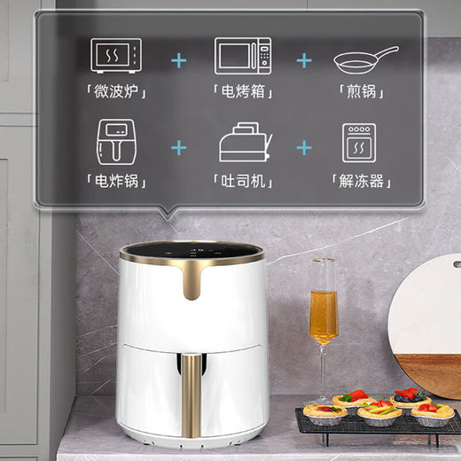 志高(CHIGO)空气炸锅SZY-ZG-6602D(5L) 商品图1