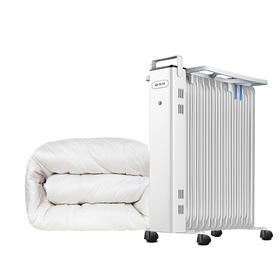 TY（分多包裹发货）先锋CY99LL-13Pro室内加热器+恒源祥集团彩羊家纺-纯新羊毛被（白）+1DH1212【鲜知10.0】