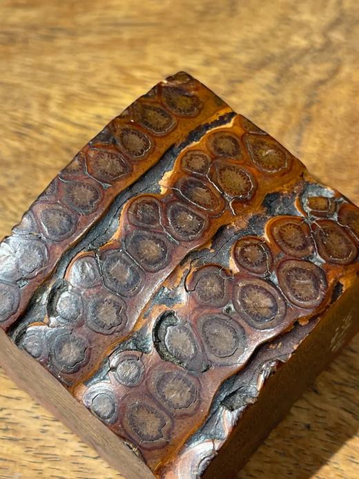 老竹根方形巧雕文人闲章，顺丰包邮 商品图11